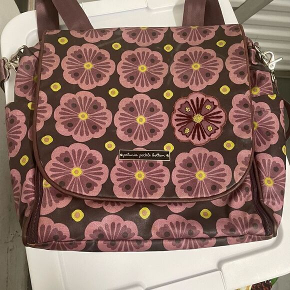 Petunia Pickle Bottom Bavarian Bliss Abundance Boxy Backpack Baby Bag - Picture 5 of 11